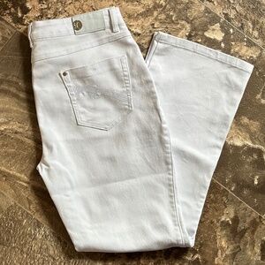 Simon Chang denim Capri's